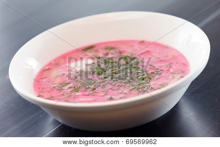 cold beetroot soup