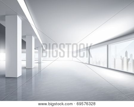 Bright Empty Office Interior