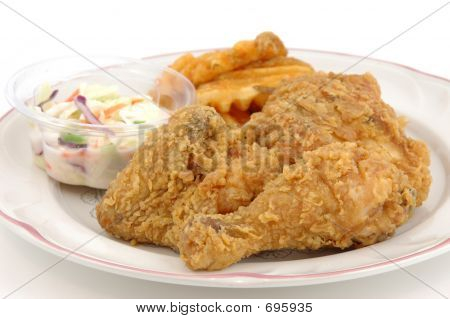 Prato de frango frito