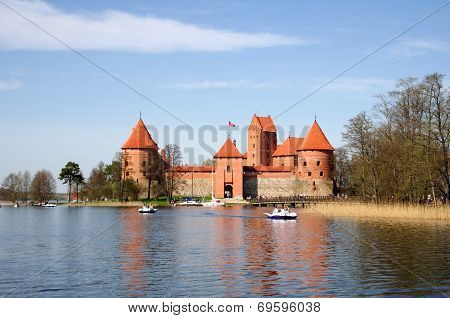 Medieval Castle In Trakai