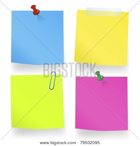 Blank Sticky Notes