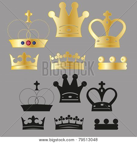 set of crowns