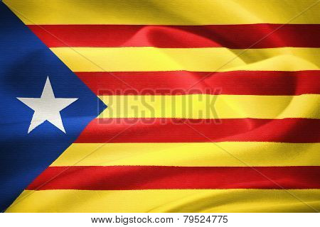 The Flag Of Catalonia