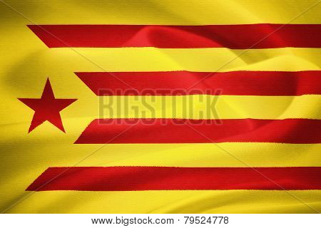 The Flag Of Catalonia
