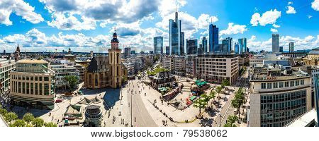 Ginancial District In Frankfurt