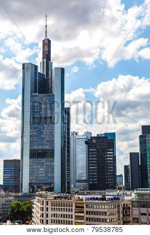 Financial District In Frankfurt