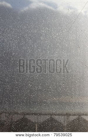 Water drops on the window