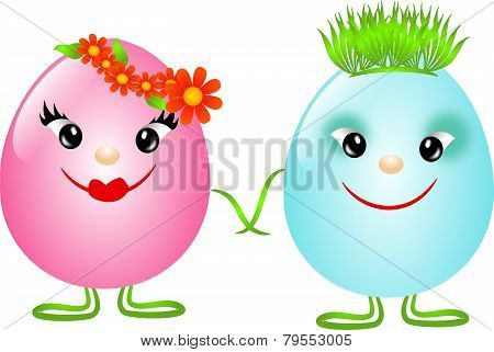 Couple Of Cute Easter Eggs