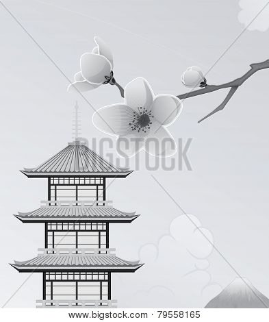 apan Background - Black and White