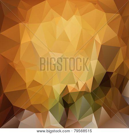 Vector Polygonal Background Triangular Design In Natural Colo