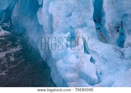 Arctic Iceberg. Ice Stock. Area Novaya Zemlya