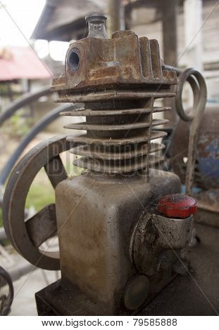 Rusty air compressor