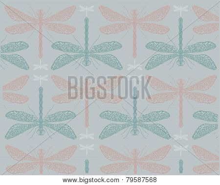 Dragonflies pattern