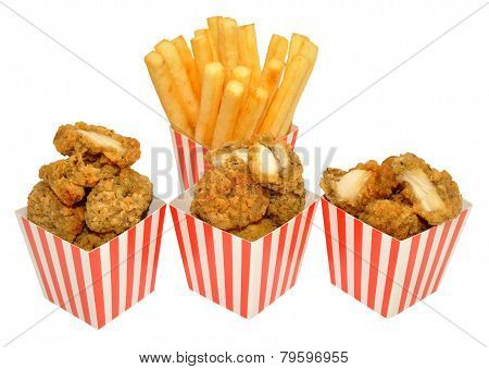 Chicken Nuggets And Fries