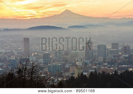 Beautiful Vista Of Portland, Oregon