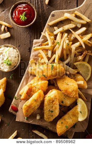 Crispy Fish And Chips