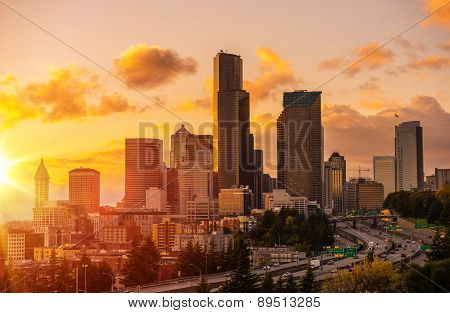 Seattle Scenic Sunset