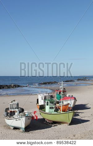 Lønstrup beach in Denmark