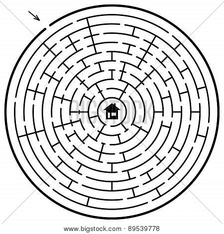 A Circle Maze