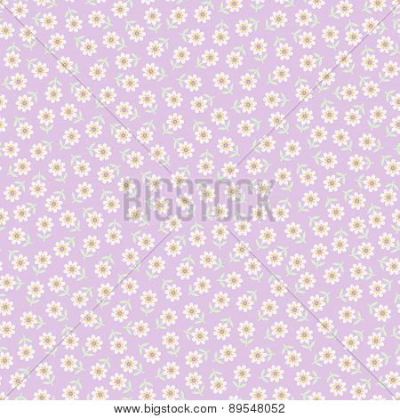 Seamless Background With Flowers