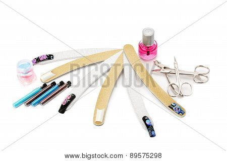 Set Of Tools For Manicure