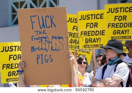 Group Of People Holding Signs