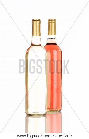 White e White Zinfandel bottiglie di vino