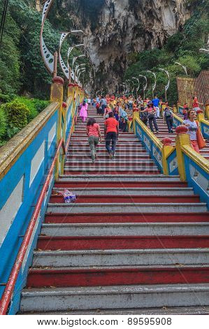 Steps At Batu Caves