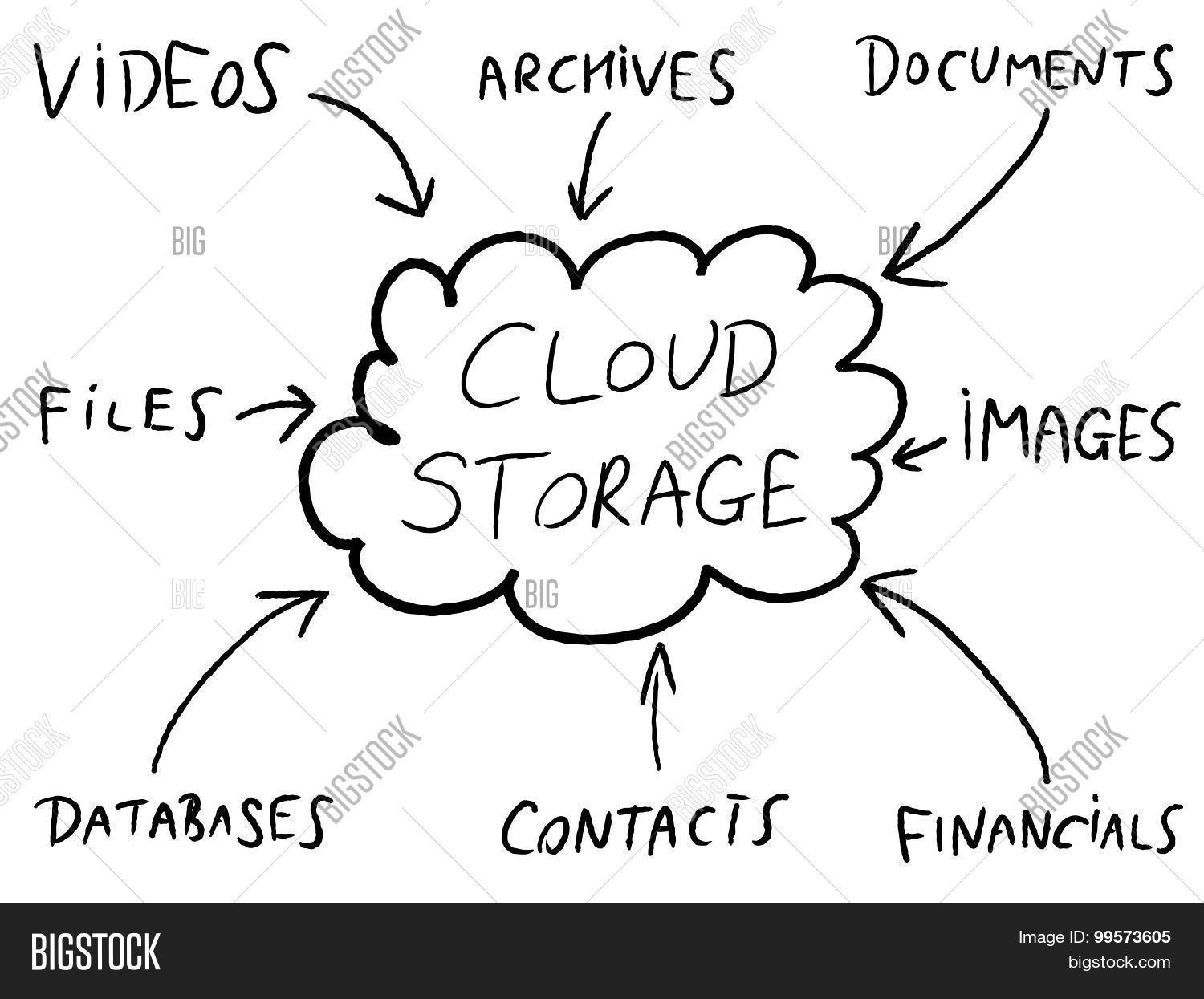 Cloud Storage Vector & Photo (Free Trial) | Bigstock