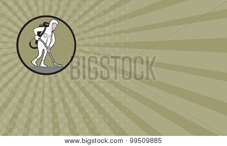 Business Card Industrial Cleaner Cleanroom Suit Vacuum