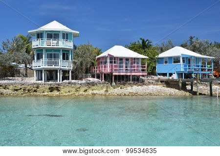 Staniel Cay yacht club. Exumas, Bahamas 