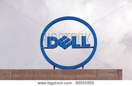 Dell Logo At The Roof Of The Dell Office In Amsterdam