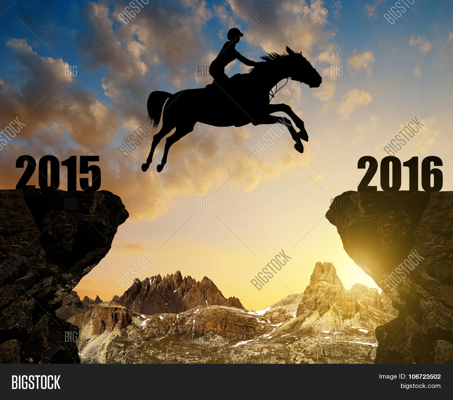 Rider On Horse Jumping Image & Photo (Free Trial) Bigstock
