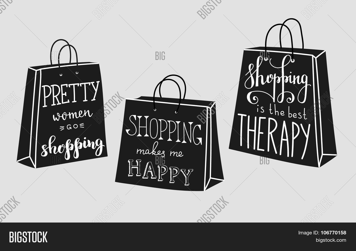 Quotes About Shopping Vector & Photo (Free Trial) Bigstock