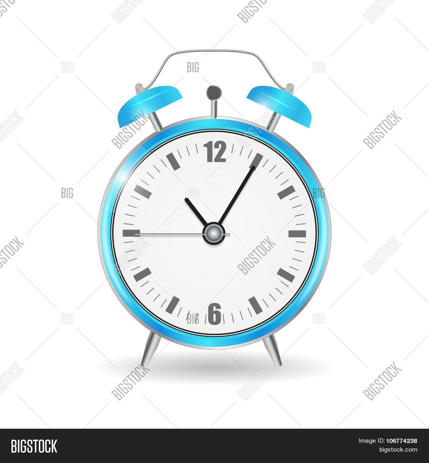 Realistic Clock Alarm Vector & Photo (Free Trial) | Bigstock