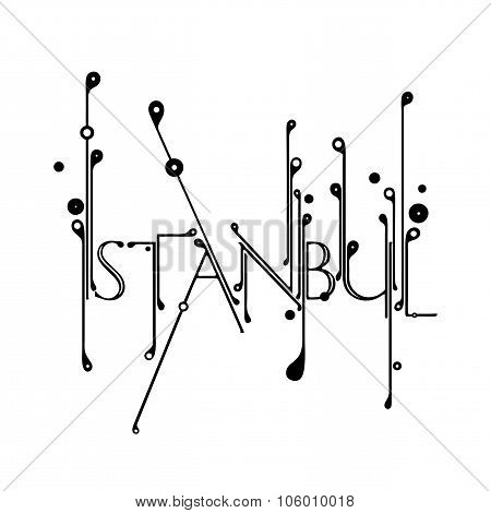 Creative Istanbul Typography