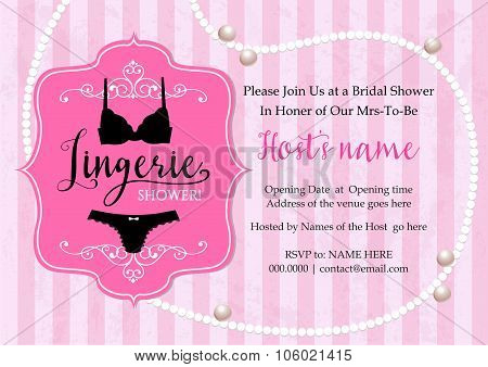 Lingerie Shower