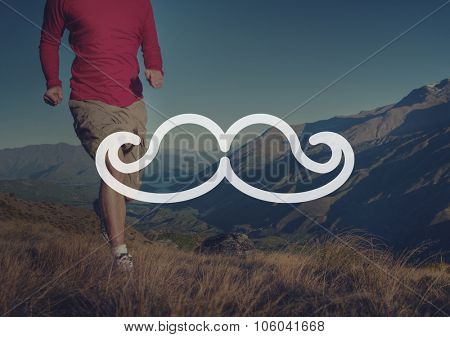 Beard Attractive Fashion Hipster Trends Lifestyle Concept