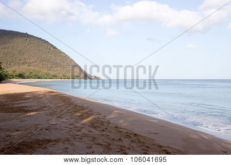 Beach of Grande Anse, Deshaies, Guadeloupe