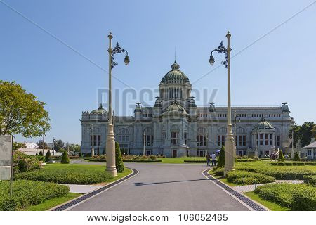 BANGKOK, THAILAND - MARCH 31, 2015: Ananta Samakom Throne Hall in MARCH 31, 2015 Bangkok Thailand.