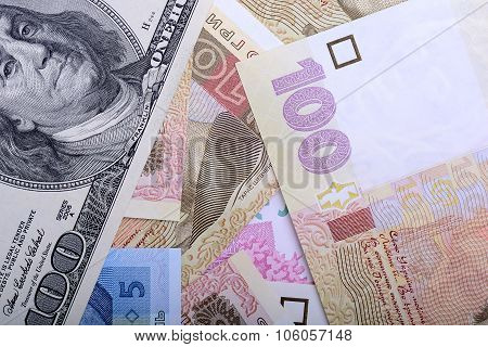 Ukrainian Hryvnia And The American Dollars