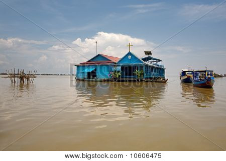 Church On Tonle Sap Lake