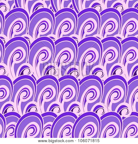 Seamless Multicolor Summer Pattern. Bright Vector Hand Drown Background. Abstract Texture