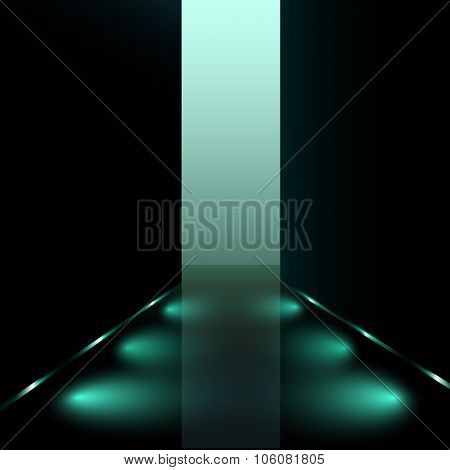 vector runway/corridor illustration