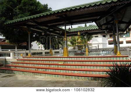 Ablution of Kampung Kling Mosque at Malacca, Malaysia