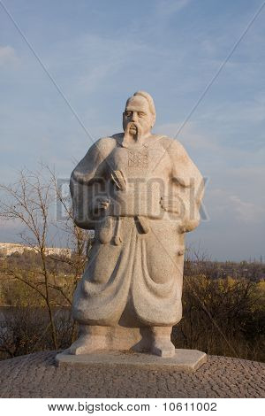 Scultura del cosacco ucraino
