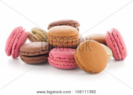 Colorful French Macarons