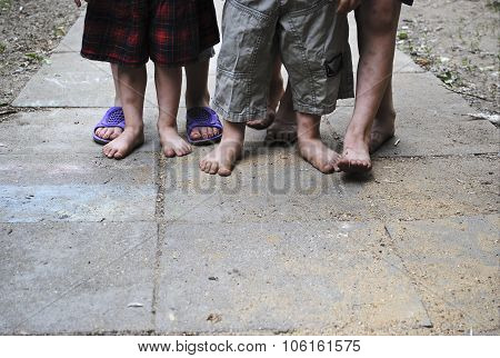 Barefoot Poor Children.