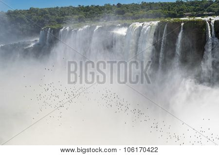 Devil Throat Iguazu Falls At Argentinian Border