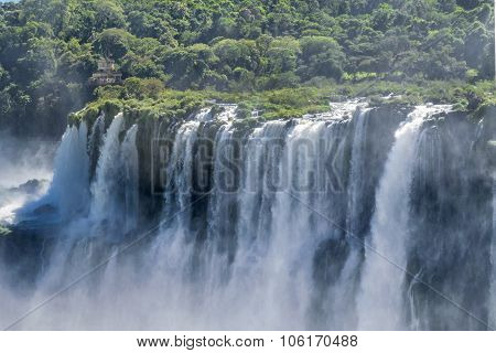 Devil Throat Iguazu Falls At Argentinian Border